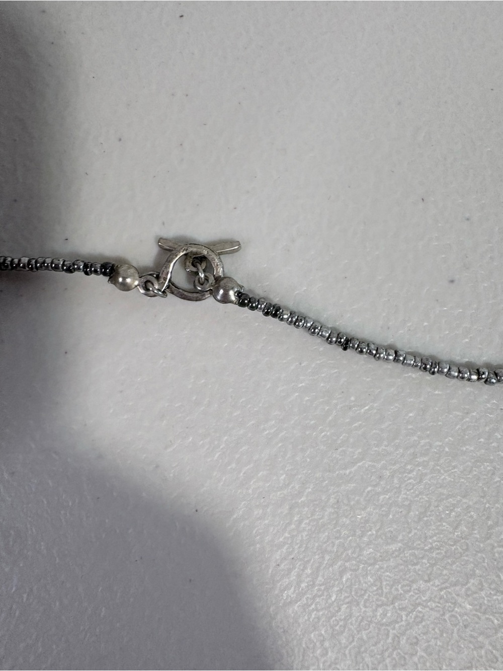 J. Jill Silver Tone Shell & Pearl Pendant Necklace 18” Necklace - Picture 4 of 5